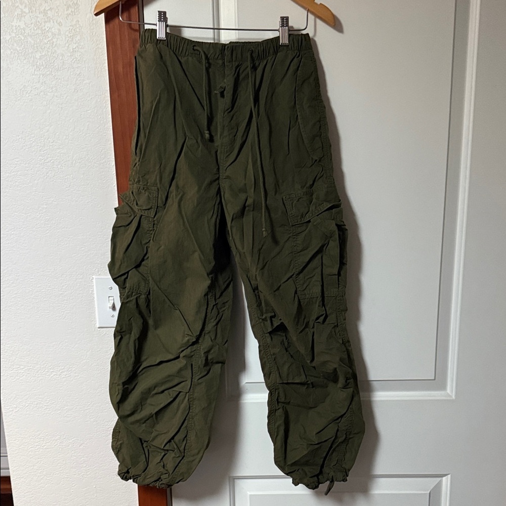 TNA Dark Green Cargo Pants
